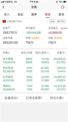 股票账号怎么算收益率的